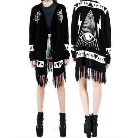 UNIF Sweaters - UNIF Psychic Poncho Sweater Cardigan